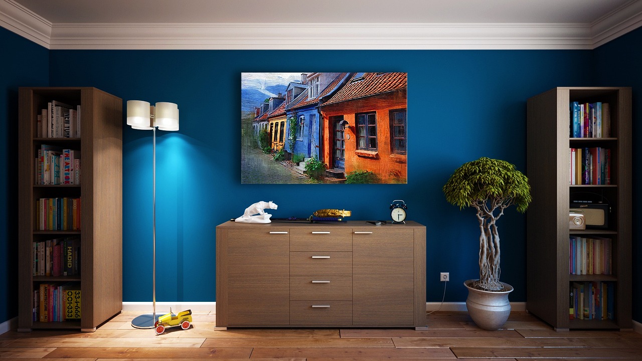 Modern wall lamp with energy-efficient LED bulbs.