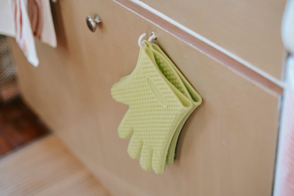 Variety of eco-friendly silicone kitchen tools. Variety of eco-friendly silicone kitchen tools.