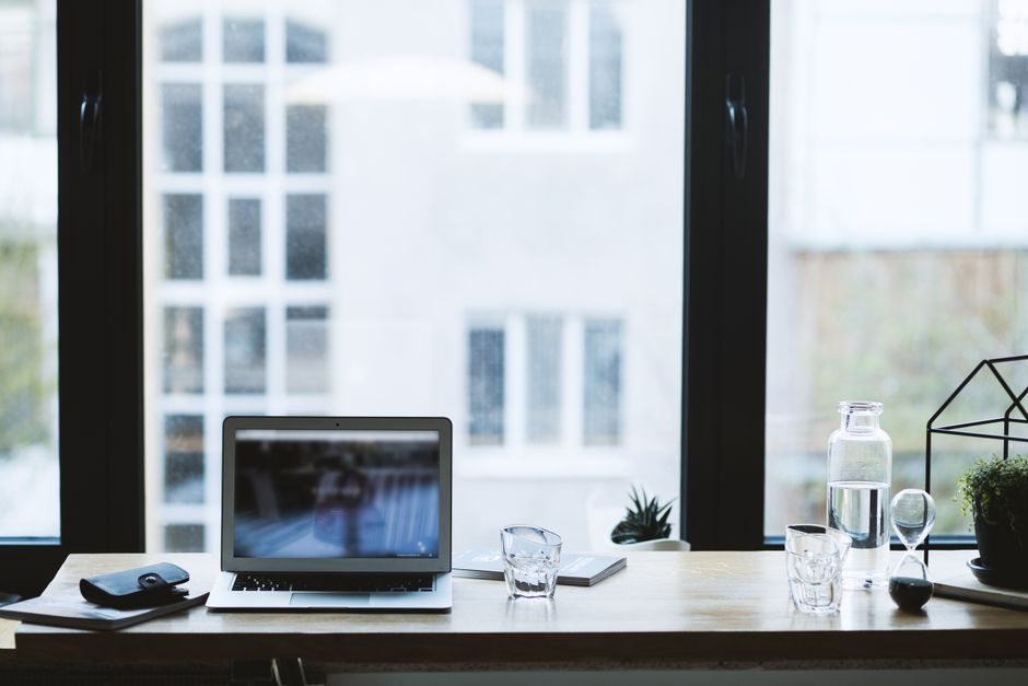 Simple workspace with neutral colors for focus. Simple workspace with neutral colors for focus.